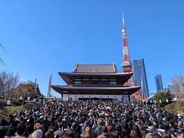 Zojoji temple and Tokyo Tower